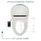 Bidetmate 2000 Series Bidet Seat, Remote Control, Elongated, White BM-2000R-E - alternate 7